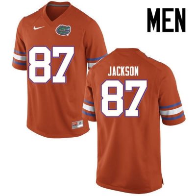 Men's Florida Gators #87 Kalif Jackson NCAA Nike Orange Authentic Stitched College Football Jersey GQB0462WS